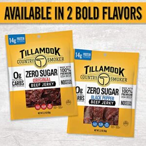 Tillamook Country Smoker Keto Friendly Zero Sugar Beef Jerky Original 65 Ounce 0 2