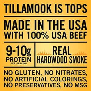 Tillamook Country Smoker Real Hardwood Smoked Beef Jerky Honey Glazed 10 Ounce 0 1
