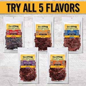 Tillamook Country Smoker Real Hardwood Smoked Beef Jerky Honey Glazed 10 Ounce 0 2