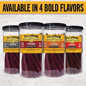 Tillamook Country Smoker Real Hardwood Smoked Sausages Teriyaki 152 Ounce Tall Jar 20 Count 0 2