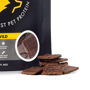 Venison Jerky Dog Treats Grain Free All Natural No Fillers No Artificial Preservatives Natures Purest Dog Treats 8 Oz Bag 0 1