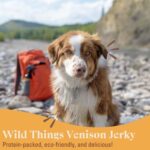 Venison Jerky For Dogs Protein Packed Pasture Raised Grass Fed Venison Jerky Dog Treats Healthy Dog Treats Wild Things 4 Ounce Bag 0 3