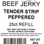 Werner Tender Strips Peppered Beef Jerky Pack Of 25 Jerky Strips Made In The Usa 0 0