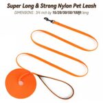 Lynxking Dog Training Leash Long Obedience Recall Agility Leash 15ft 30ft 50ft Tracking Lead Perfect For Training Play Camping And Backyard 0 0