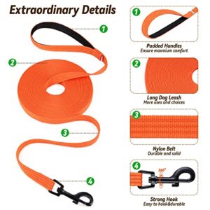 Lynxking Dog Training Leash Long Obedience Recall Agility Leash 15ft 30ft 50ft Tracking Lead Perfect For Training Play Camping And Backyard 0 1