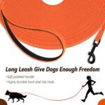 Lynxking Dog Training Leash Long Obedience Recall Agility Leash 15ft 30ft 50ft Tracking Lead Perfect For Training Play Camping And Backyard 0 3